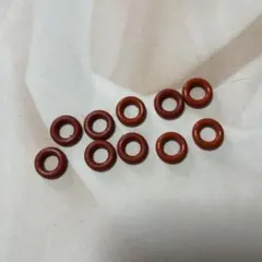 실리콘 O 링 씰 O 링 15mm 외경 10 개 레드 팩