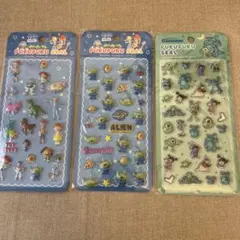 ぷくぷくシール　トイストーリー　モンスターズインク