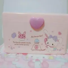 中古 マイメロディ 持ち手付きボックス 救急箱 収納ケース 小物入れ