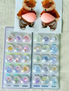 カプセル シール ぷっくり 3D 立体 ドロップシール カプセルポップシールB