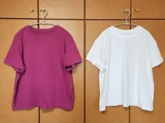 【未使用】大きいサイズ3L　半袖Tシャツ 2枚　綿100%