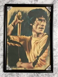 「死亡遊戯/ブルース・リー　レトロ調 ポスター　タイプC」jo-db