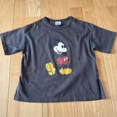ミッキーマウス Tシャツ 110サイズ ダークグレー