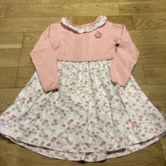 dave&bella ワンピース　130 ピンク　長袖　デイブベラ