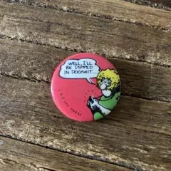 80s ヴィンテージ　缶バッジ　freak brothers フレディ　ヒッピーのサムネイル