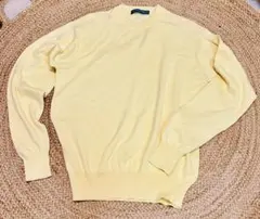 ♡New Yorker 黄色 長袖ニットコットンセーターM ♡