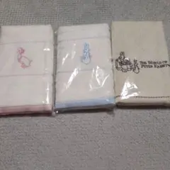 ピーターラビット フェイスタオル3枚セット