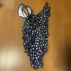 ★フリル付き水玉模様ワンピース水着ハート★SHEEN