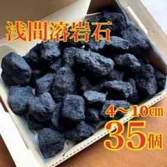 浅間溶岩石 4〜10cm 35個 アクアリウム 水槽レイアウト