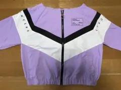 Lovetoxic　S 配色切替ブルゾン　　ラベンダー