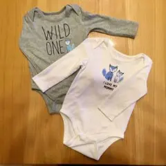 babygap ロンパース 12-18m 80センチ 二枚組