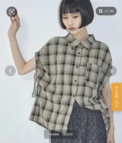 THE YON チェックシャツ