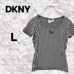 ⭕️即購入OK⭕️【DKNY】ストライプ Tシャツ Lサイズ