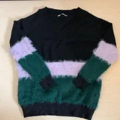 値下げ！USED/ROSE BUDニット セーター/フリーサイズのサムネイル