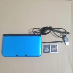 【美品・本体箱無し・ソフト付き】任天堂 ニンテンドー3DS LL ブルーブラック