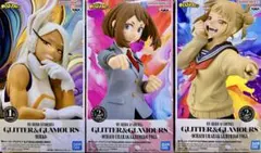 【僕のヒーローアカデミア】 GLITTER&GLAMOURS フィギュア 3点
