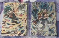 【美品】ドラゴンボールスーパーダイバーズ　ベジットsec ゴジータbr sec