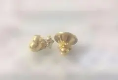 金色ハート型とシルバー星型　ピンブローチ