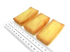 【食品サンプル】フィナンシェ3点セット（店頭展示品）