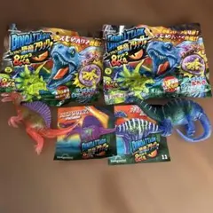 恐竜アタック&co. 3番スピノサウルス11番アパトサウルス