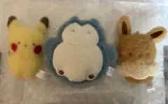 ポケモン　ピカチュウ・カビゴン・イーブイ セット　おまけ付き