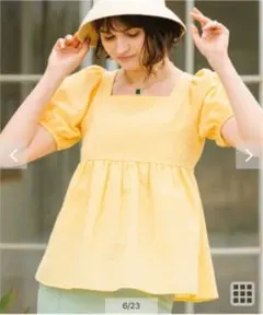 Cheek バックシャンブラウス 新品未使用　大幅値下げのサムネイル