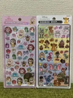 ボンボンドロップシール　ディズニー　正規品　クラシック　ディズニープリンセス