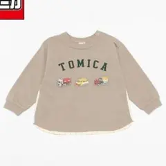 petit main 【TOMICA】後布帛長袖Tシャツ