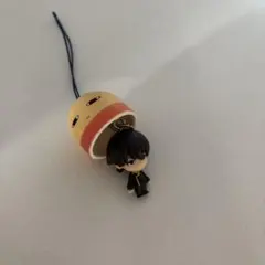 銀魂　山崎退　キーホルダー　かぶりもの　　　ジャスタウェイ　ストラップ ガチャ