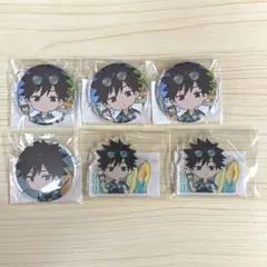 呪術廻戦 まるくじ 缶バッジ アクリルキーホルダー 伏黒恵 6点セット