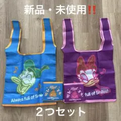 ディズニー　ドナルド・デイジー エコバッグ 2点セット