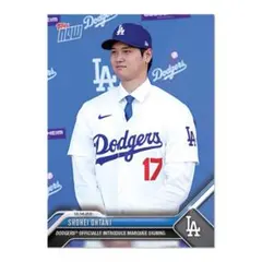 大谷翔平　MLB Topps now ドジャース移籍
