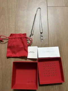 DIESEL ロゴ ネックレス シルバー