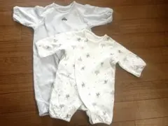 アカチャンホンポ　ロンパース　カバーオール　2枚セット