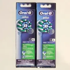 ブラウン オーラルＢ替えブラシ マルチアクション４本入り ２個セット