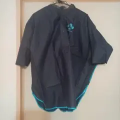 ミッキーマウス 防水ポンチョ 130cm~ ネイビーのサムネイル