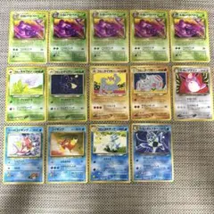 ポケカ旧裏14枚カスミのコイキングやさしいゴルダックわるいベトベトン　プクリンのサムネイル