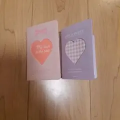 【Seria】♡ハート♡窓付きカードケース2️⃣冊セットのサムネイル