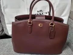 新品COACHA4可　ダークブラウン ビジネスバッグ　ハンドバッグ　ショルダー可