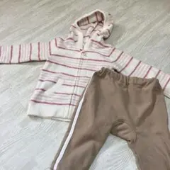 ジェラートピケ　パーカー　70-80cm・パンツ70cm 2点