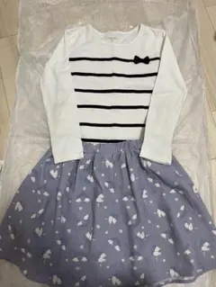トップス　スカート セット　130センチ