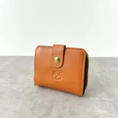 【未使用✨️】IL BISONTE 2つ折り財布 ラウンドジップ ヤキヌメ