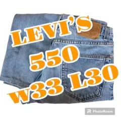 HB764LEVI'S 550 リラックスフィット W33 L30 ジーンズ