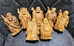 七福神 木彫り 置物 7体セット