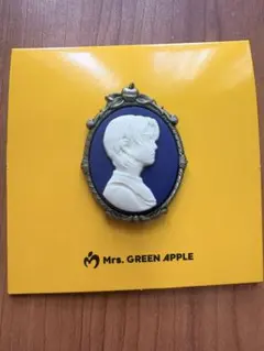 Mrs. GREEN APPLE バベルの塔 カメオ風ピンバッジ 若井滉斗