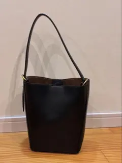 【極美品】ZARA バケットバッグ ショルダーストラップ インナーバッグ 付 黒
