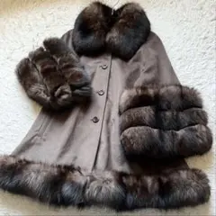 【セシル】フォクシーブティック　上質なカシミヤコート 最高級ファー 美品 定価45万円 FOXEY フォクシー カシミヤ100% ファー コート - メルカリ