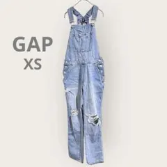 GAP デニムオーバーオール ライトブルー XSサイズ レディース