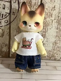 cocoriang kumukuku用プリントTシャツとジーンズ2点セットＢのサムネイル