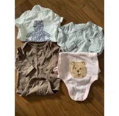 GAP ロンパース4枚セット くまけつ